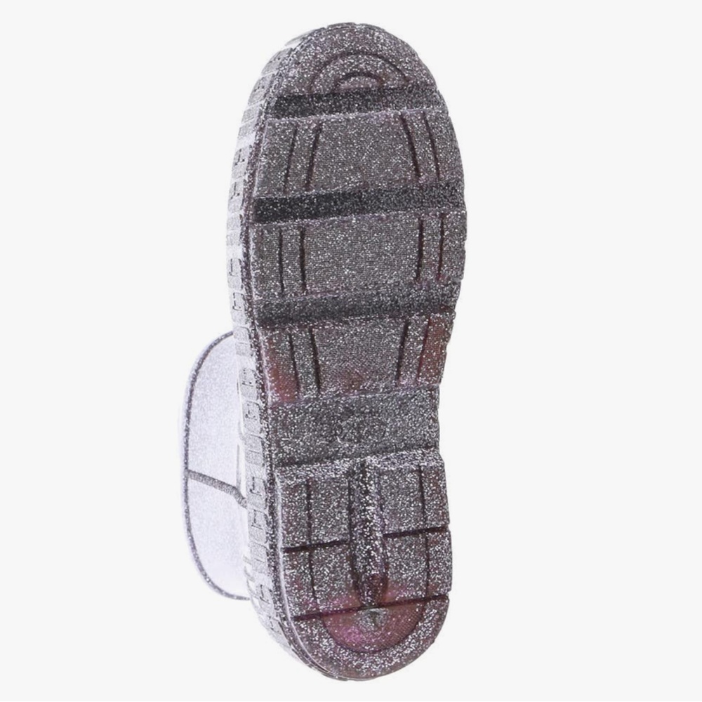 NWT UGG Drizlita Glitter Gray Rain Boots, size 6 - Picture 14 of 15
